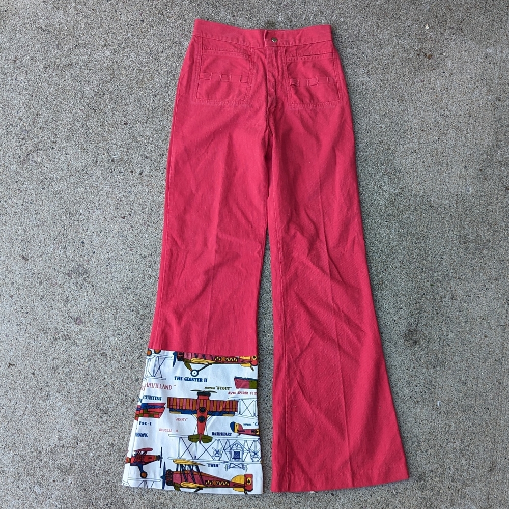 HIGH WAISTED FLARE pants bell bottoms S